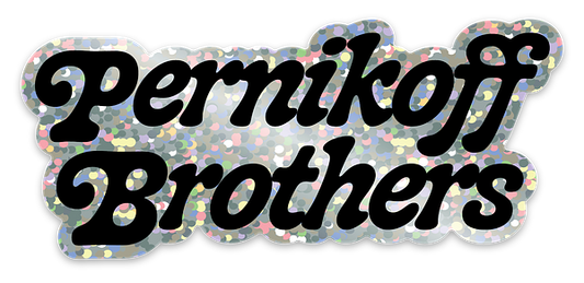 Glitter Logo Sticker